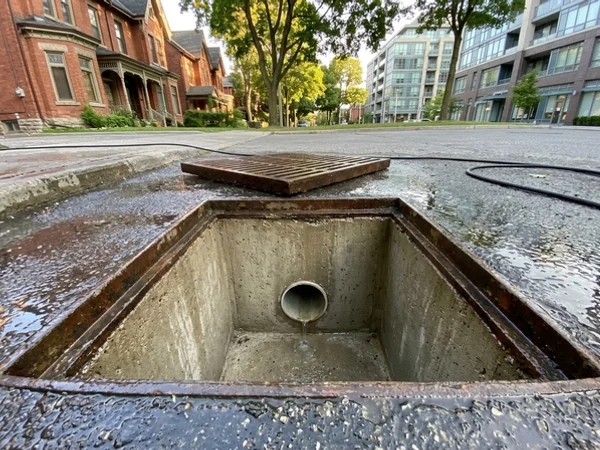 Catch Basin Cleaning after cleaning