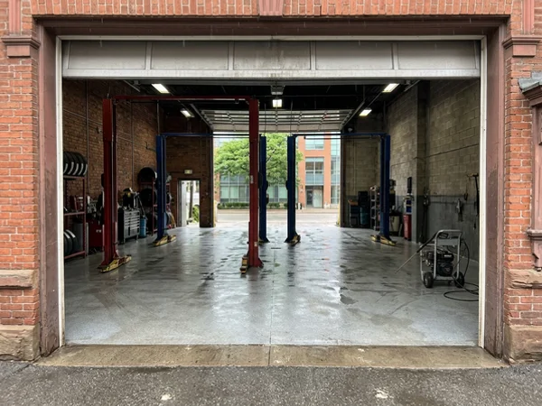 Mechanic Shop Floor Cleaning after cleaning