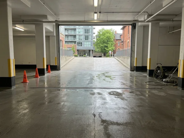 Parking Garage Cleaning after cleaning