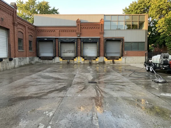 Warehouse Washout after cleaning