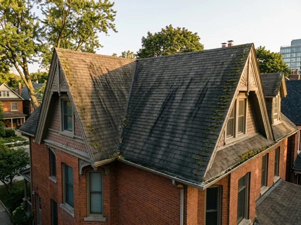 Roof Cleaning before cleaning