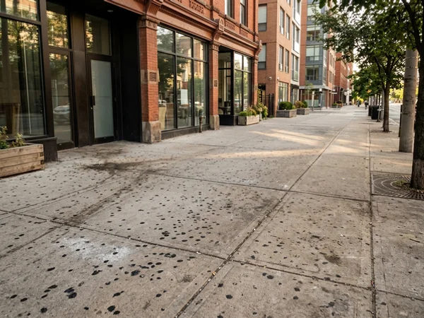 Commercial Power Washing before cleaning