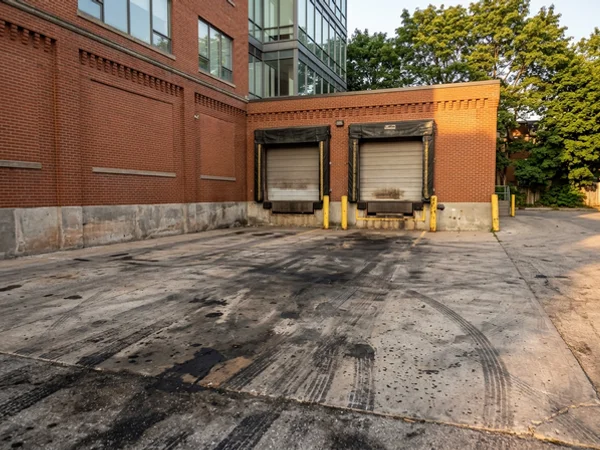 Warehouse Washout before cleaning